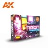 AK Interactive AK11610 3G NEON COLORS SET